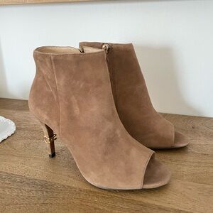Coach Peep-Toe Remi Booties